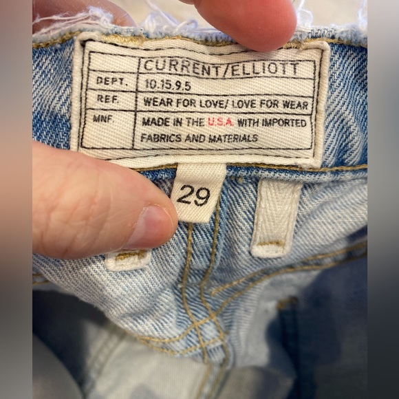 CURRENT/ELLIOT- The fling Boyfriend Jeans /Alta Destroy/Size 29 - Picture 4 of 14